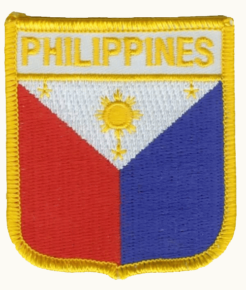 Philippinen Wappenaufnäher / Patch