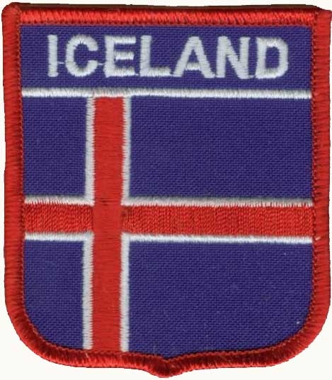 Island Wappenaufnäher / Patch