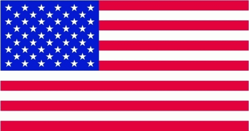 USA Hohlsaum/Tunnel Flagge 60x90 cm