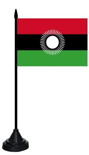 Malawi ab 2010 Tischflagge 10x15 cm