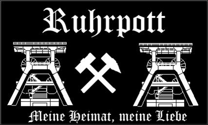 Ruhrpott Bootsflagge 30x45 cm