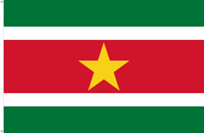 Surinam Aufkleber 8 x 5 cm