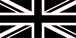 Großbritannien schwarz / black Union Jack Flagge 60x90 cm