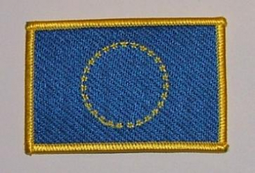 Europa 27 Sterne Aufnäher / Patch 8 x 5 cm (