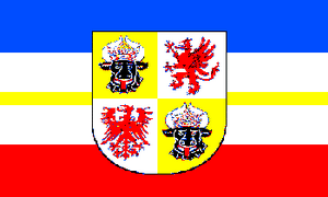 Mecklenburg (alt) Flagge 60x90 cm