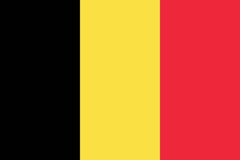 Belgien Flagge 150x250 cm mit 2 Ösen