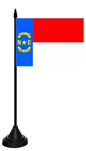 North Carolina Tischflagge 10x15 cm