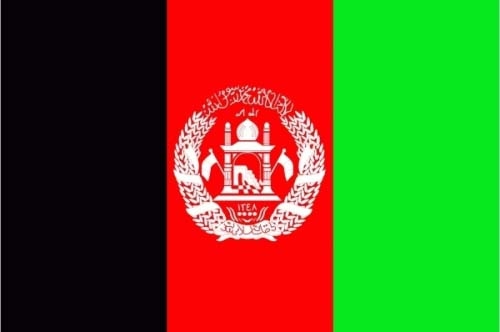 Afghanistan Bootsflagge 30x45 cm