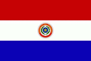 Paraguay Aufkleber 8 x 5 cm