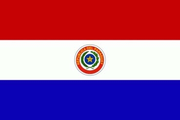 Paraguay Aufkleber 8 x 5 cm