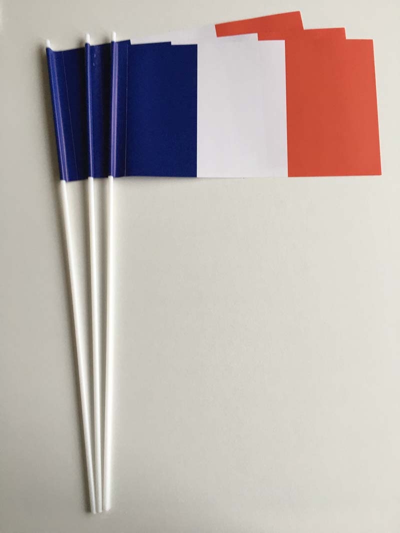 Frankreich Papierflagge VPE 50 Stück