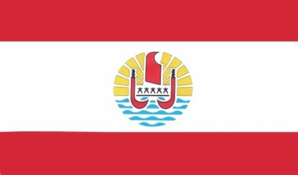 Französisch Polynesien Region in Übersee Flagge 90x150 cm
