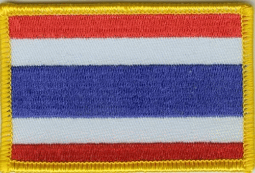 Thailand kleine Aufnäher / Patch 4x6 cm