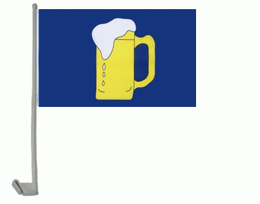 Bierkrug Autoflagge 30x40 cm