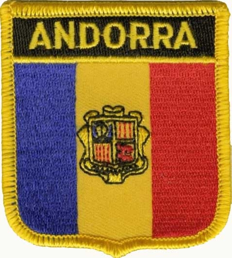 Andorra Wappenaufnäher / Patch