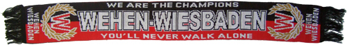 Wehen Wiesbaden We are the Champions Schal