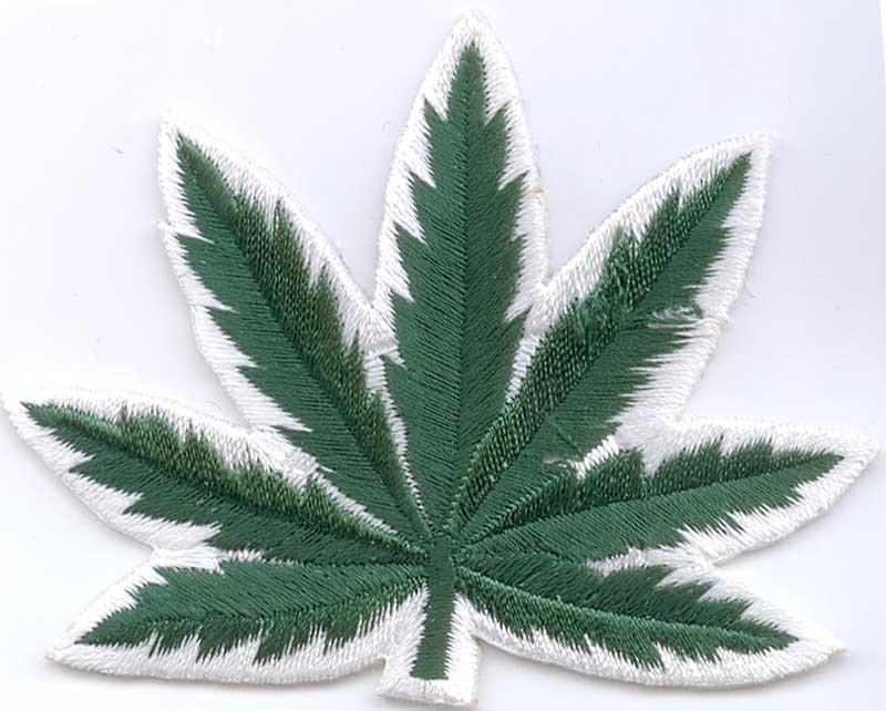Marihuana Cannabis Aufnäher / Patch