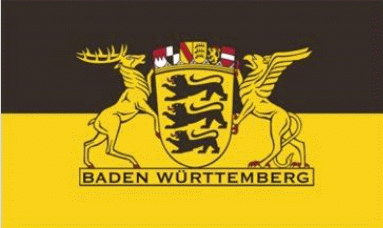 Baden-Württemberg Landessiegel Flagge 90x150 cm