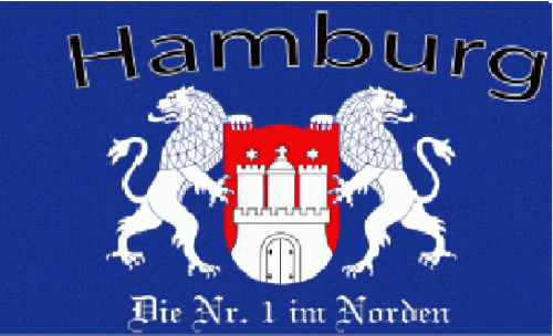 Hamburg die Nr. 1 150x250 cm