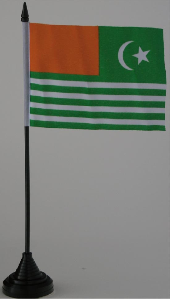 Kaschmir Tischflagge 10x15 cm