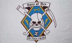 Pirat sons of Ben Flagge 90x150 cm