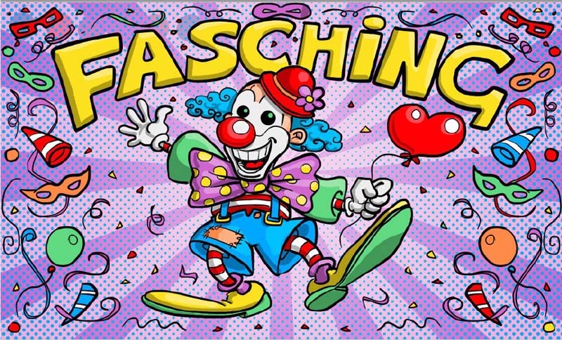 Fasching Flagge 90x150 cm