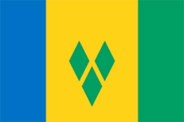St. Vincent und die Grenadinen Aufkleber 8 x 5 cm
