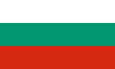 Bulgarien Aufkleber 8 x 5 cm