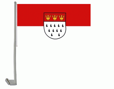Köln Autoflagge 30x40 cm