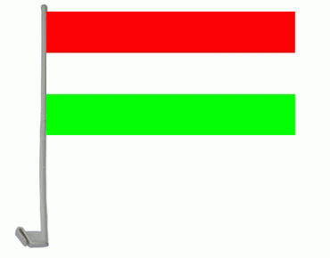 Ungarn ohne Wappen Autoflagge 30x40 cm