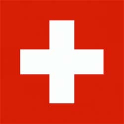 Schweiz Flagge 60x60 cm / 1B Ware