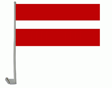 Lettland Autoflagge 30x40 cm