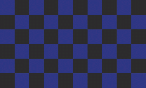 Karo blau - schwarz Flagge 90x150 cm