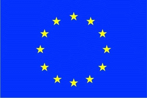 Europa Aufkleber 8 x 5 cm