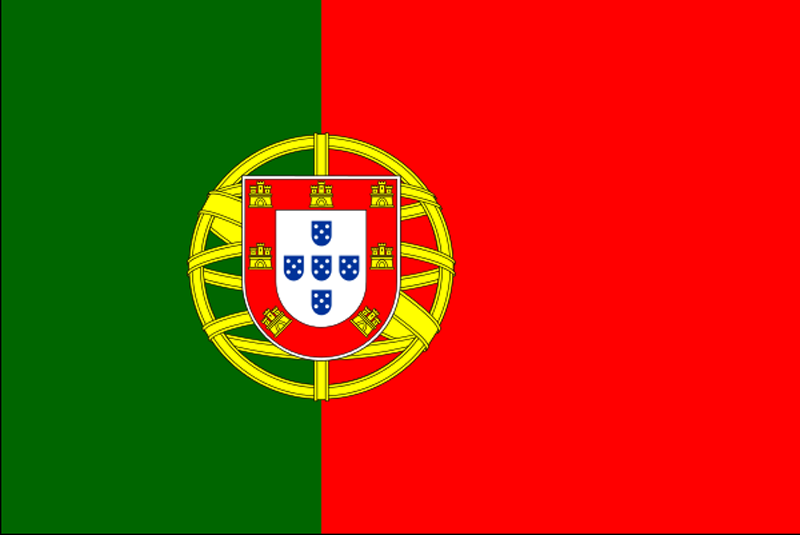 Portugal Bootsflagge 30x45 cm