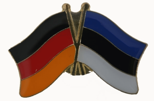 Deutschland / Estland Freundschaftspin