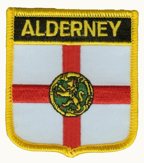 Alderney Wappenaufnäher / Patch