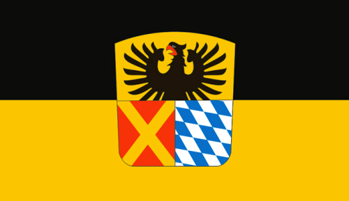 Donauries Landkreis Flagge 90x150 cm (DE)
