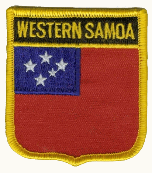 West Samoa Wappenaufnäher / Patch
