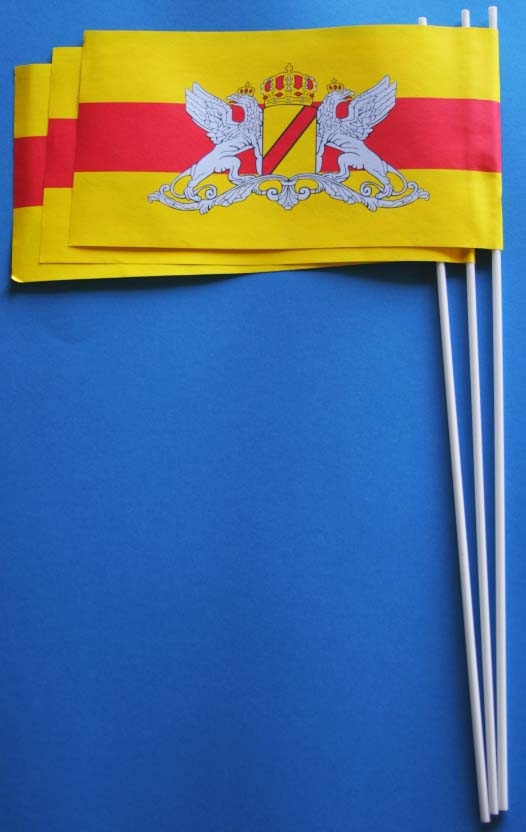 Großherzogtum Baden Papierflagge VPE 50 Stück