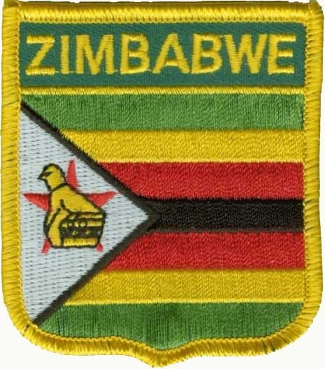 Simbabwe Wappenaufnäher / Patch
