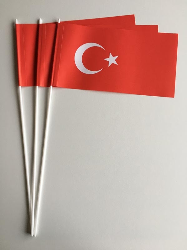 Türkei Papierflagge VPE 50 Stück