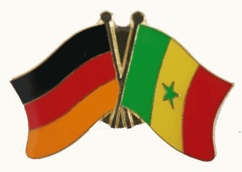 Deutschland / Senegal Freundschaftspin