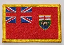 Manitoba Aufnäher / Patch 8 x 5 cm (F)