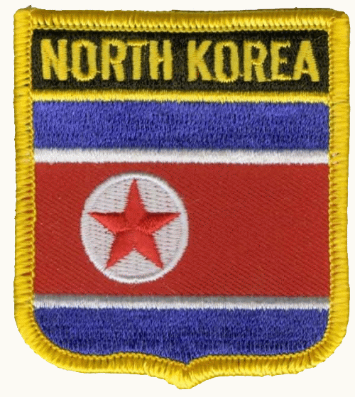Nordkorea Wappenaufnäher / Patch