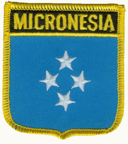 Mikronesien Wappenaufnäher / Patch