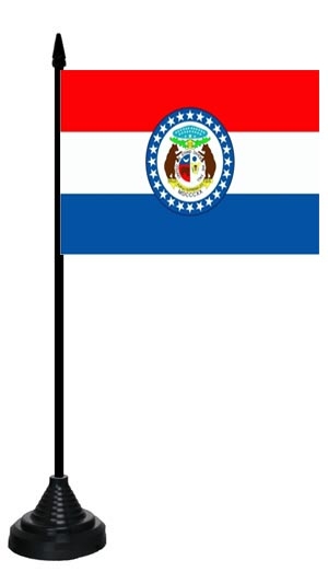 Missouri Tischflagge 10x15 cm