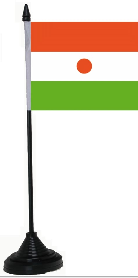 Niger Tischflagge 10x15 cm