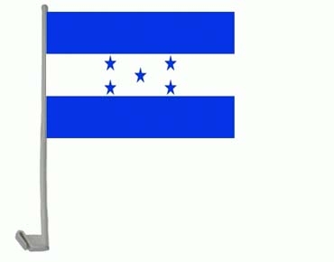Honduras Autoflagge 30x45 cm