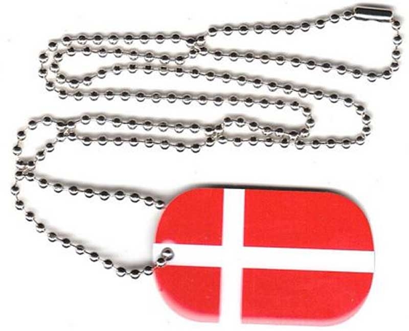 Dänemark Dog Tag 30x50 mm (Erkennungsmarke)
